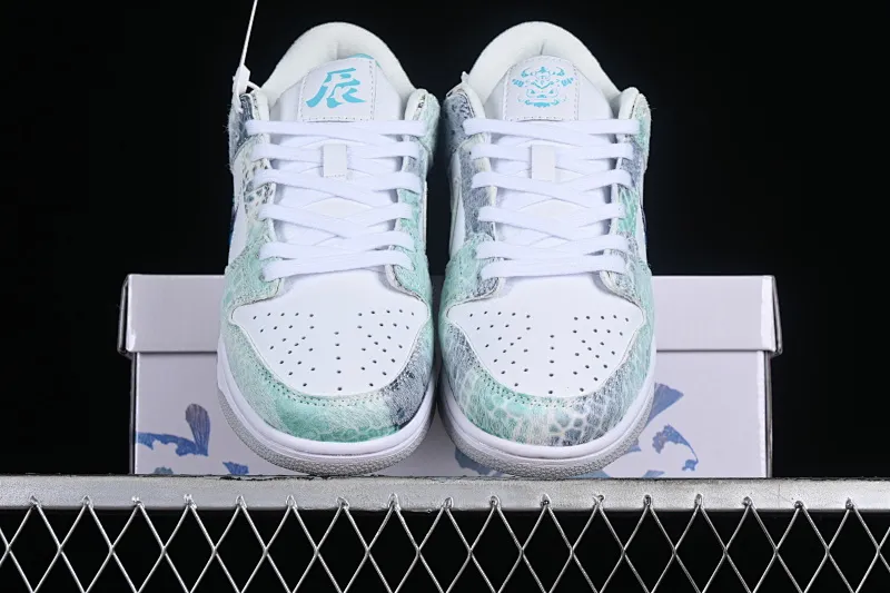 All categories Nk SB Dunk series Nk SB Dunk Low low-top sneakers F version Nk Dunk Low CNY Year of the Dragon Limited New Chinese style customization Steam Puppet-Third Prince Ao Bing SB low-top casual sneakers DV0831-101